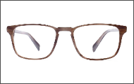 Warby Parker eyeglasses.