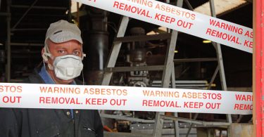 asbestos in a building