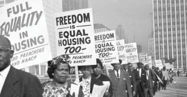 fair and equal housing protest
