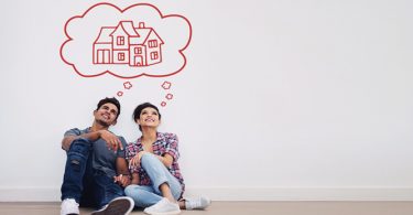 couple dreaming of owning a home