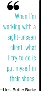 quote from Liesl Burke