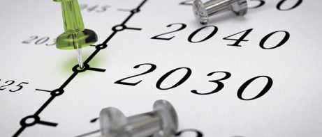pushpins on a calendar