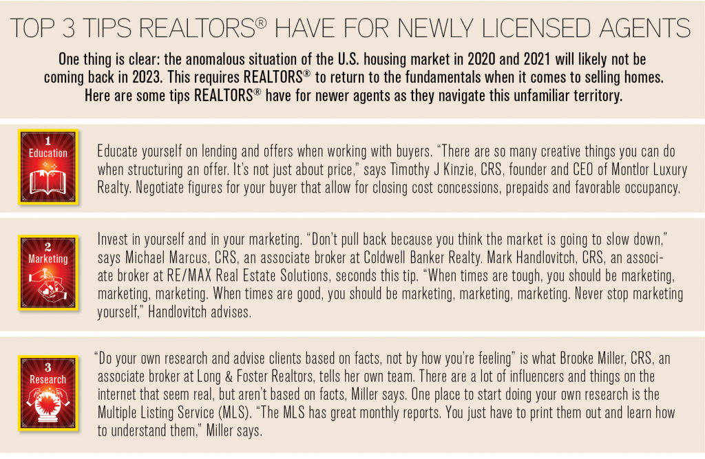 advice for first time agents