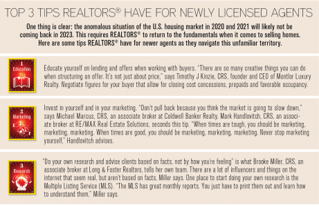 advice for first time agents
