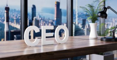 CEO on table