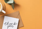 handwritten note on desk with coffee