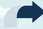 arrows going opposite directions