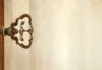 old key forming an H
