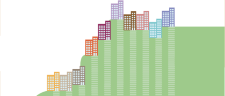 graph with buildings