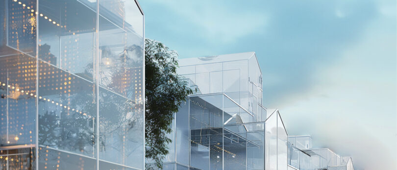 transparent homes made of glass