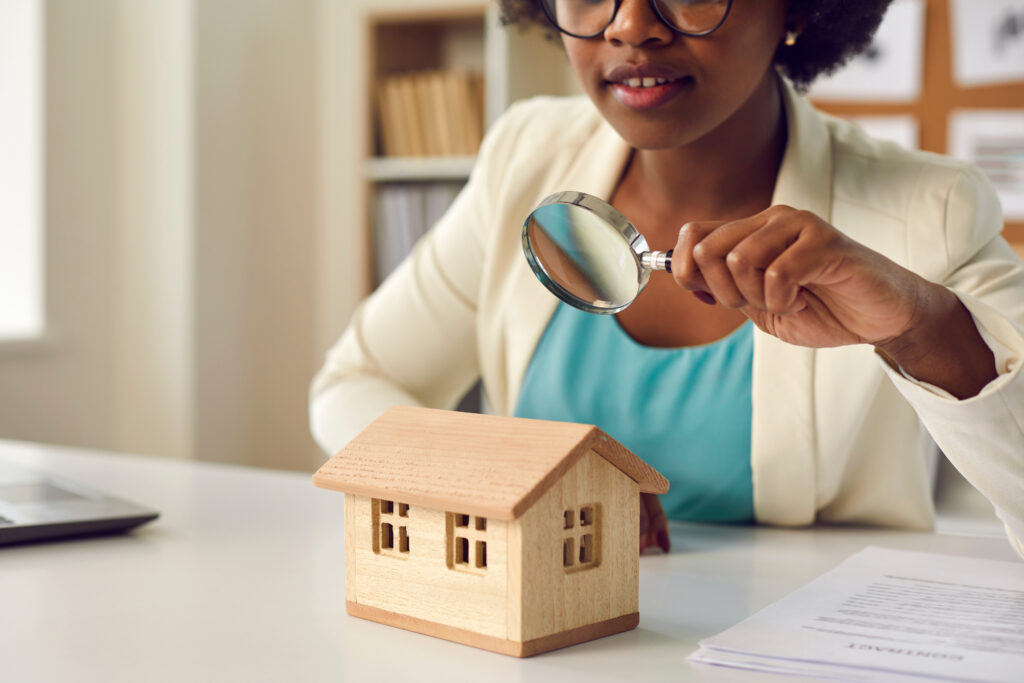 Real estate agent reviewing comparable sales to prepare for an appraisal
